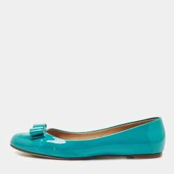 FERRAGAMO Varina Patent Leather Ballet Flats