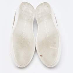 Pre Owned Salvatore Ferragamo Brown Leather Pelagie Ballet Flats Size 36