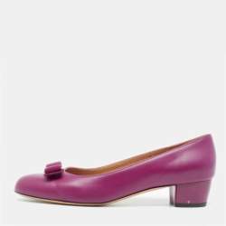 Ferragamo purple discount shoes