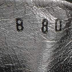 Pre Owned Salvatore Ferragamo Black  Satin Ankle Strap Sandals Size 38.5