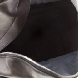 Salvatore Ferragamo Black Firenze Glow Leather Backpack 