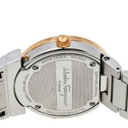 مملوكة مسبقًا ساعة يد نسائية سالفاتوري فيراغامو "غراند مايزون أف جي2" ستانلس ستيل لونين و صدف 33 مم