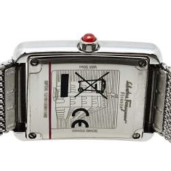 مملوكة مسبقًا ساعة يد نسائية سالفاتوري فيراغامو بورتريت أس أف دي أس00419 ستانلس ستيل صدف 24 مم