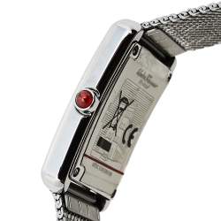 مملوكة مسبقًا ساعة يد نسائية سالفاتوري فيراغامو بورتريت أس أف دي أس00419 ستانلس ستيل صدف 24 مم