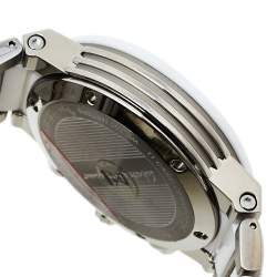 Salvatore Ferragamo White Ceramic And Titanium F-80 Women's Wristwatch 38 mm
