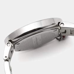 Pre Owned Salvatore Ferragamo Silver Stainless Steel Gancino F64 Women's Wristwatch 36 mm