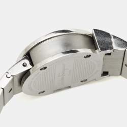 Pre Owned Salvatore Ferragamo Mother of Pearl Stainless Steel F70 Women's Wristwatch 24 mm