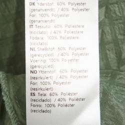 Pre Owned Samsøe & Samsøe Green Textured Satin Dorothe Dress 14018 XS/S