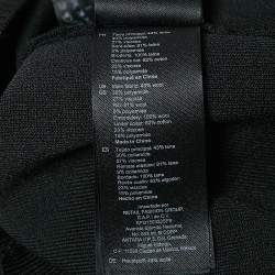 Sandro Black Wool Blend Crew Neck Jumper S