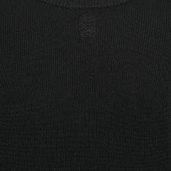 Sandro Black Wool Blend Crew Neck Jumper S