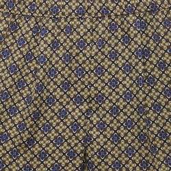 Sandro Multicolor Printed Satin Straight Leg Dany Trousers S