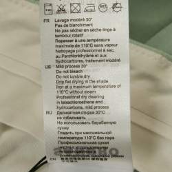 Pre Owned Sandro Green Cotton Pleated Shorts XL