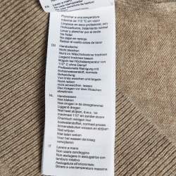 Pre Owned Sandro Beige Wool & Cashmere Isaure Sweater S