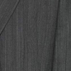 Pre Owned Sandro Grey Virgin Wool Blend Blazer S