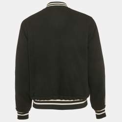 Pre Owned Sandro Black Wool Teddy Blouson XL