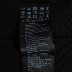 مملوكة مسبقًا Sandro Black Rib Knit Loise Short Dress M