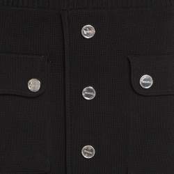 مملوكة مسبقًا Sandro Black Rib Knit Loise Short Dress M