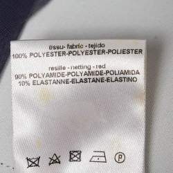 Pre Owned Sandro Navy Blue Crepe Sleeveless Sheath Dress S