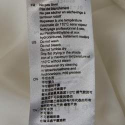 Pre Owned Sandro White Lace Belted Mini Dress S