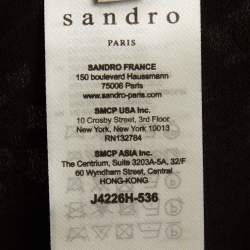 Sandro Beige Lace Knee Length Skirt L