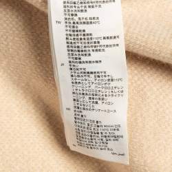 Sandro Beige Glenda Argyle Knit Cardigan M