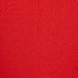 Sandro Red Crepe Tie Collar Rage Short Dress M
