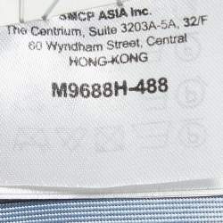 Pre Owned Sandro Blue Wool Blend Long Coat M