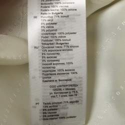 Pre Owned Sandro Blue Houndstooth Tweed Oversized Blazer S