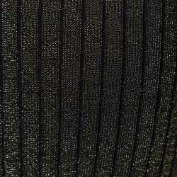 Pre Owned Sandro Metallic Lurex Knit V-Neck Midi Dress M