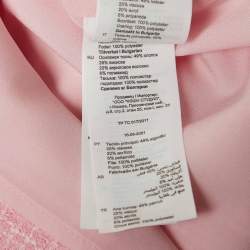Sandro Pink Tweed Button Front Mini Dress S
