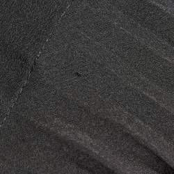 Pre Owned Sandro Black Crepe Pleated Midi Dress XS