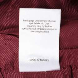 Pre Owned Sandro Black Leather Jacket S