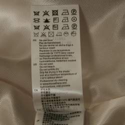 Pre Owned Sandro Pink Felt Double Breasted Pea Coat S