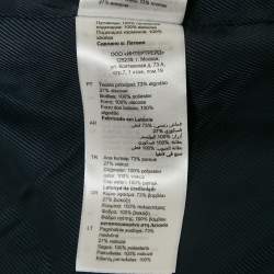 Sandro Navy Blue Gabardine Double Breasted Blazer S