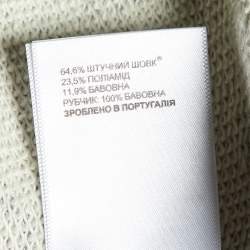 Sandro Grey Cotton Lace Trim Crew Neck Sweatshirt M 