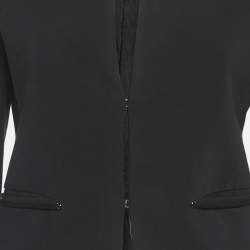 Sandro Black Wool Lace-Up Blazer S