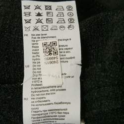 Pre Owned Sandro Black Tweed Pleated Button Front Mini Dress M