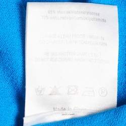 Pre Owned Sandro Blue Jersey Tank Top S