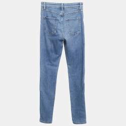 Sandro Blue Denim Skinny Jeans S Waist 35"