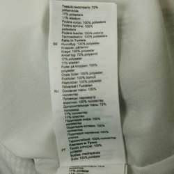 Pre Owned Sandro Black/White Houndstooth and Lace Emine Mini Dress M