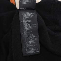 Sandro Black Wool Knit Full Sleeve V Neck Sweater M