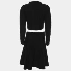 Sandro Black Knit Skirt and Top Set S