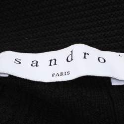Sandro Black Knit Skirt and Top Set S