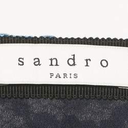 Sandro Blue Lace Midi Skirt S