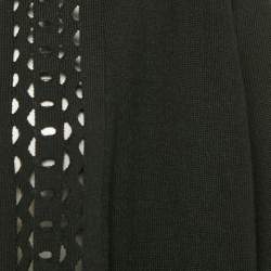Sandro Black Wool Blend Open Front Cardigan M