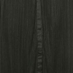 Pre Owned Sandro Black Plisse Drop Waist Short Dress M