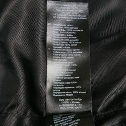 Pre Owned Sandro Black Leather Zip-Up Biker Jacket M