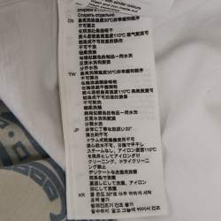 Pre Owned Sandro Multicolor Print Cotton Tie-Waist Crew Neck T-Shirt XS