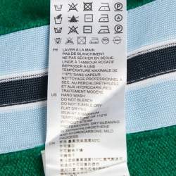 Pre Owned Sandro Green Wool Knit Buttoned Cardigan S