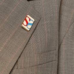 Pre Owned Sandro Brown Wool Oversized Blazer & Shorts XL